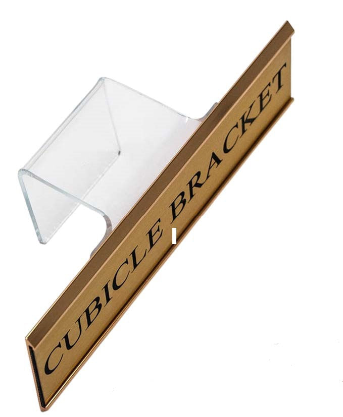 Cubicle Wall Bracket Name Plate